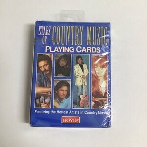 Stars of Country Music Playing Cards Hoyle Artist Photos Vintage 1996 NEW SEALED